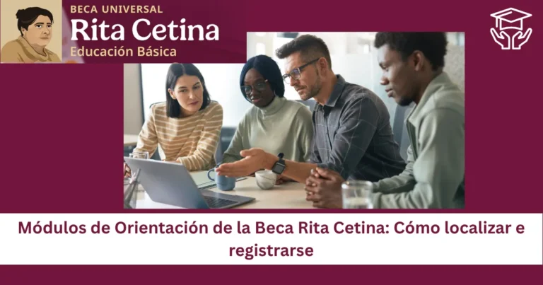 Módulos de Orientación de la Beca Rita Cetina: Cómo localizar e registrarse