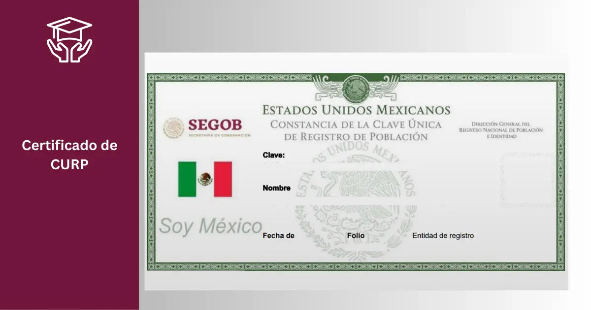 Consulta tu CURP gratis en línea: Guía definitiva con detalles 2 Certificado de CURP Ritacetina beca