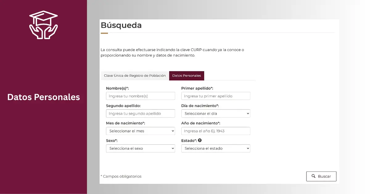 Consulta tu CURP gratis en línea: Guía definitiva con detalles 5 Cómo obtener tu CURP si no la conoces. Ritacetina beca