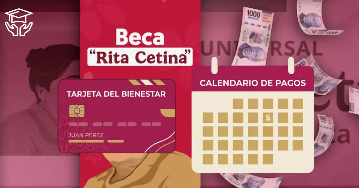 Calendario de Pagos de la Beca Rita Cetina 2026: Cuándo Deposita y Cómo Consultarlo 1 Calendario de pagos de la Beca Rita Cetina y Tarjeta del Banco del Bienestar