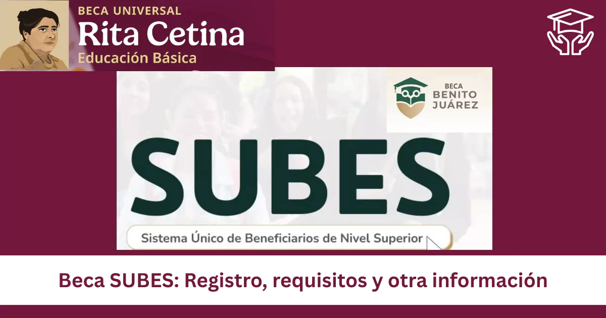 ¿Qué es SUBES 2025?| Guía de actualización Subes Becas 1 Beca SUBES: Registro, requisitos y otra información
