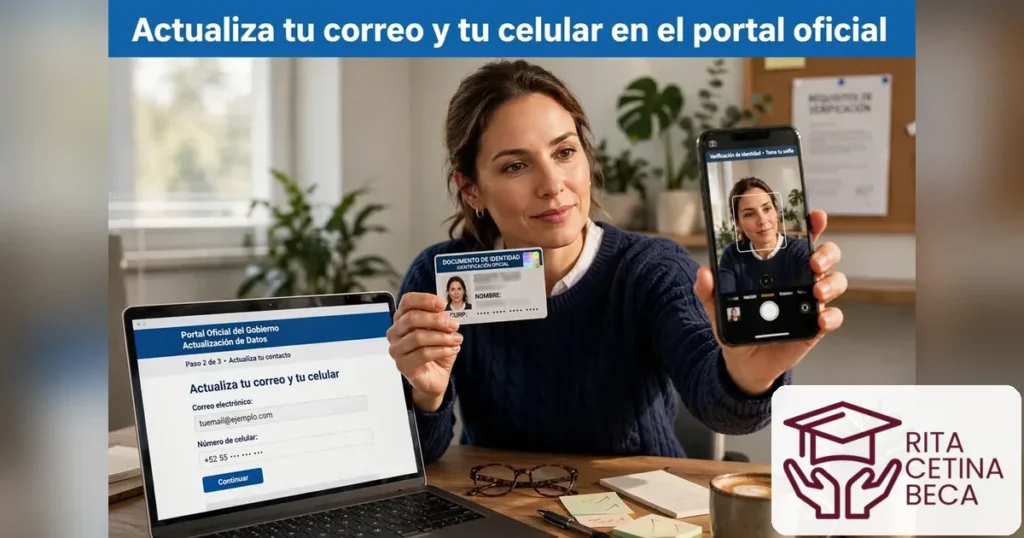 Recuperar cuenta Llave MX: usuario y contraseña paso a paso 3 Portal oficial de actualización de medios de contacto de Llave MX de la ATDT