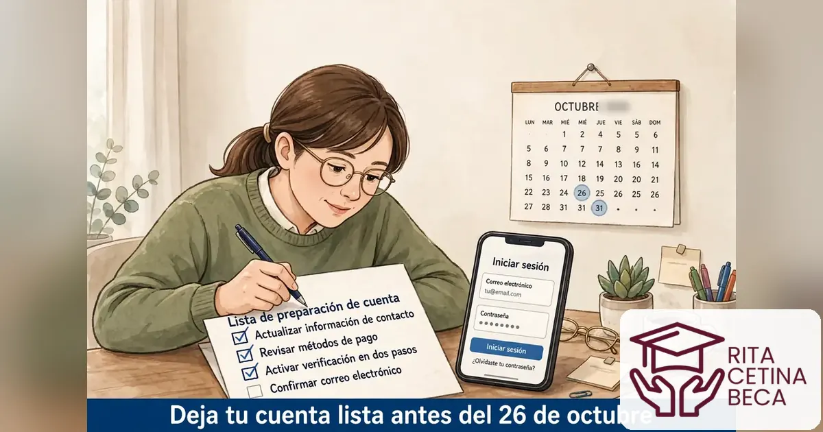 Recuperar cuenta Llave MX: usuario y contraseña paso a paso 5 Lista de revisión para dejar lista la cuenta Llave MX antes del registro de la Beca Rita Cetina